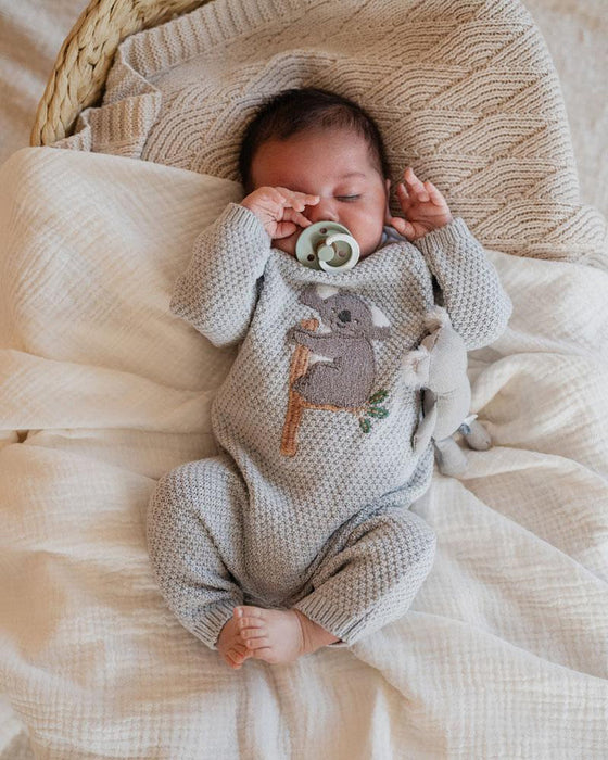 Bebe Bailey Koala Knitted Romper