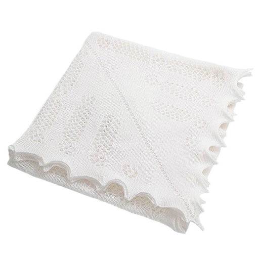 G.H. Hurt & Son Nottingham Lace Knitted Baby Shawl