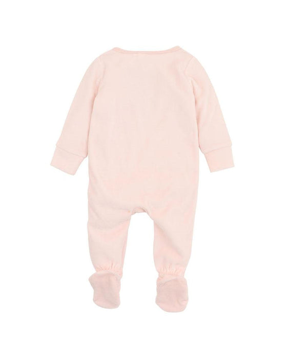 Bébé Nancy Velour Zip Onesie